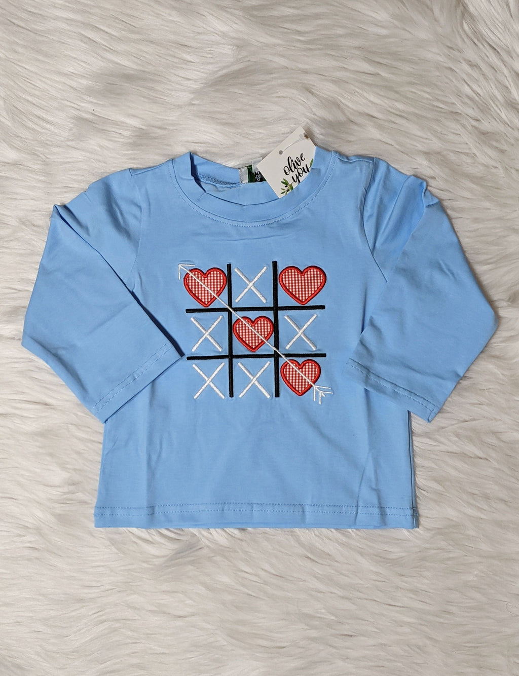 Valentine Tic-Tac-Toe Boy's Shirt
