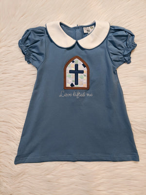 Stained Glass Cross Love Lifted Me Dress