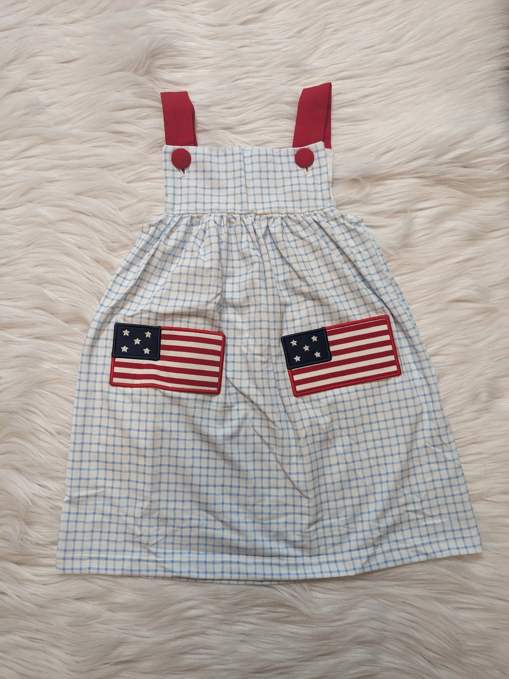American Flag Pocket Dress