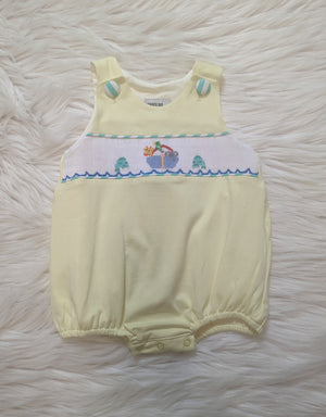 Noah's Ark Smocked Bubble