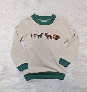 French Knot Hunting Sweater