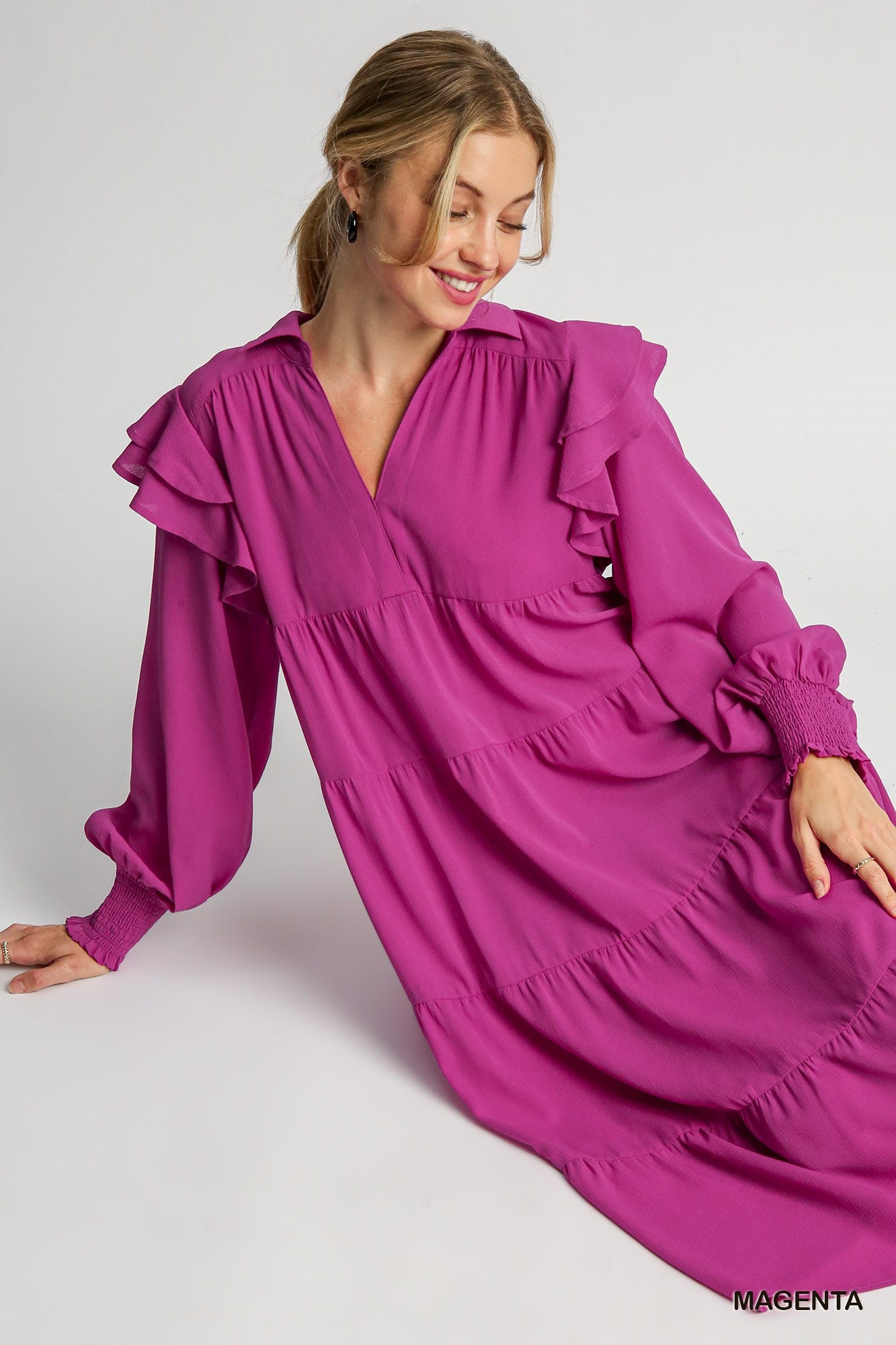 Favorite Flutter Midi Dress