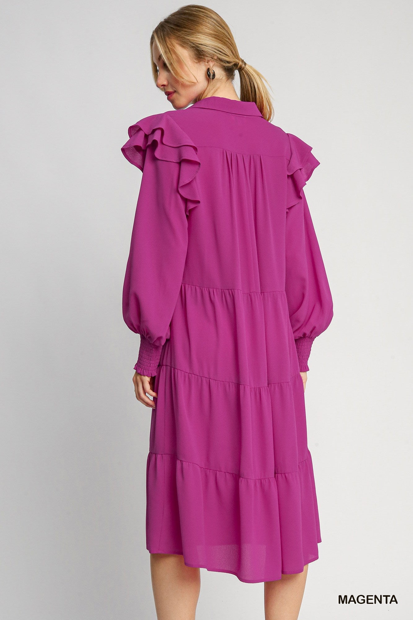 Favorite Flutter Midi Dress