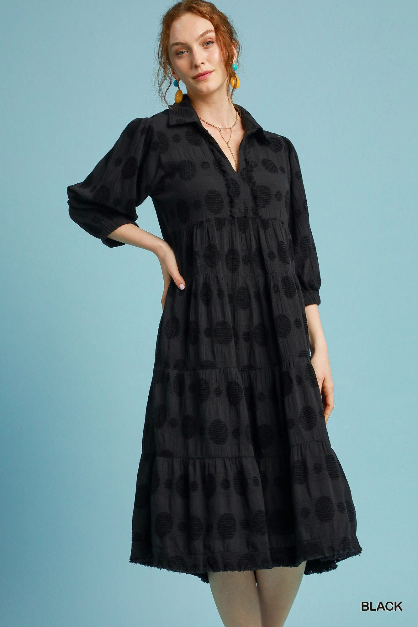 Darla Dot Midi Dress