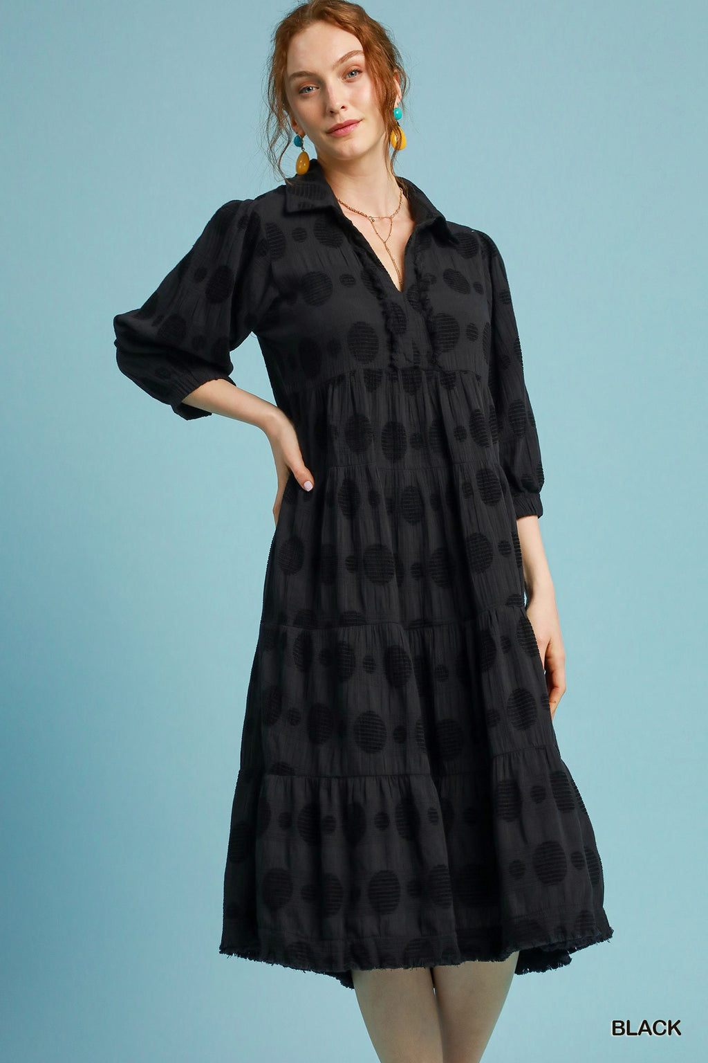Darla Dot Midi Dress