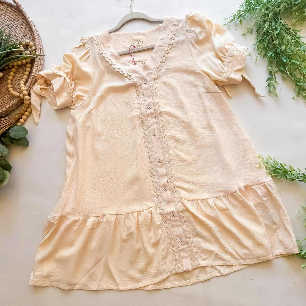 Eggshell Ric Rac Dress