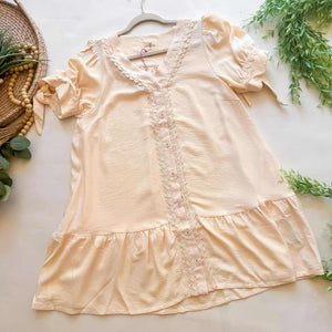 Eggshell Ric Rac Dress