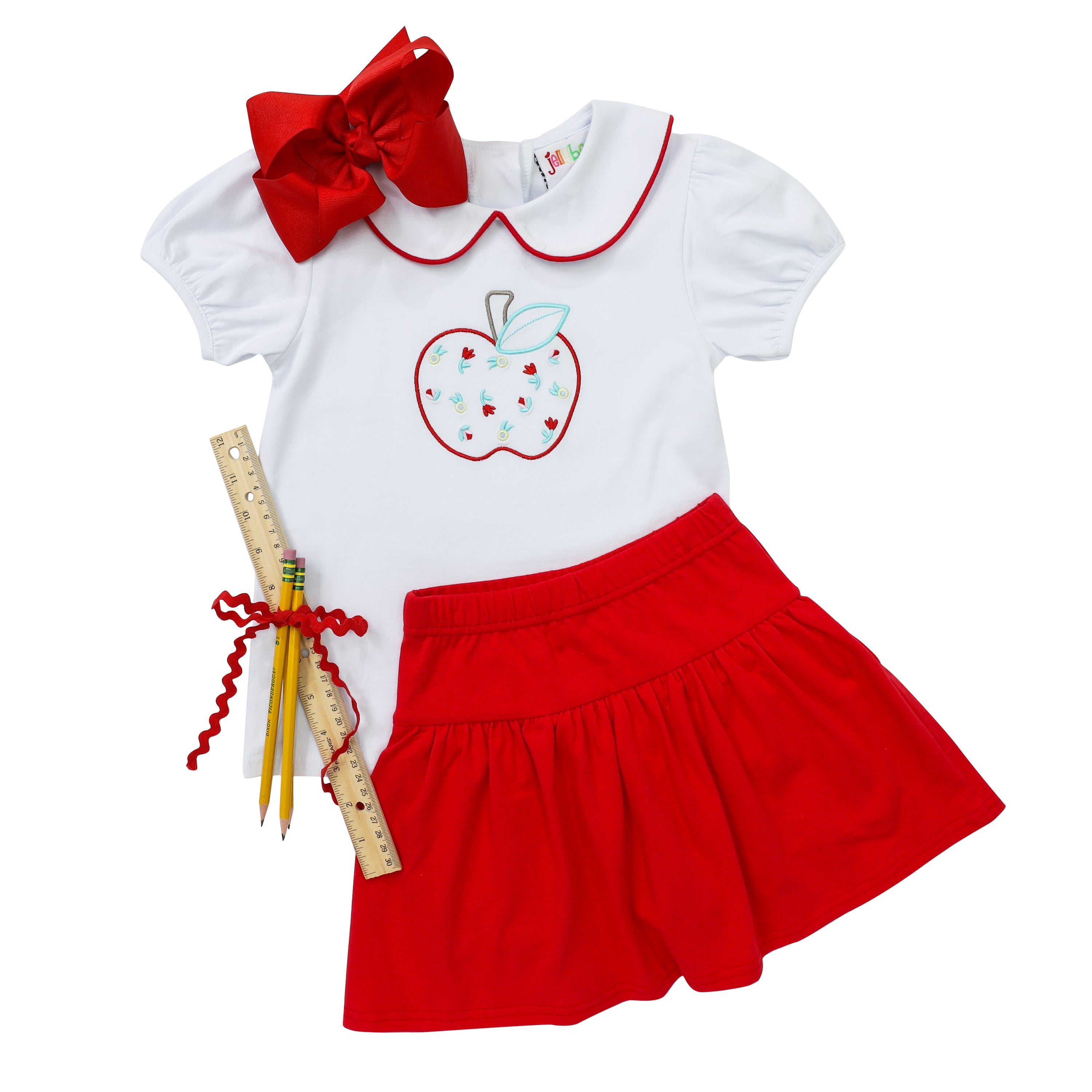 Apple School Skort Set