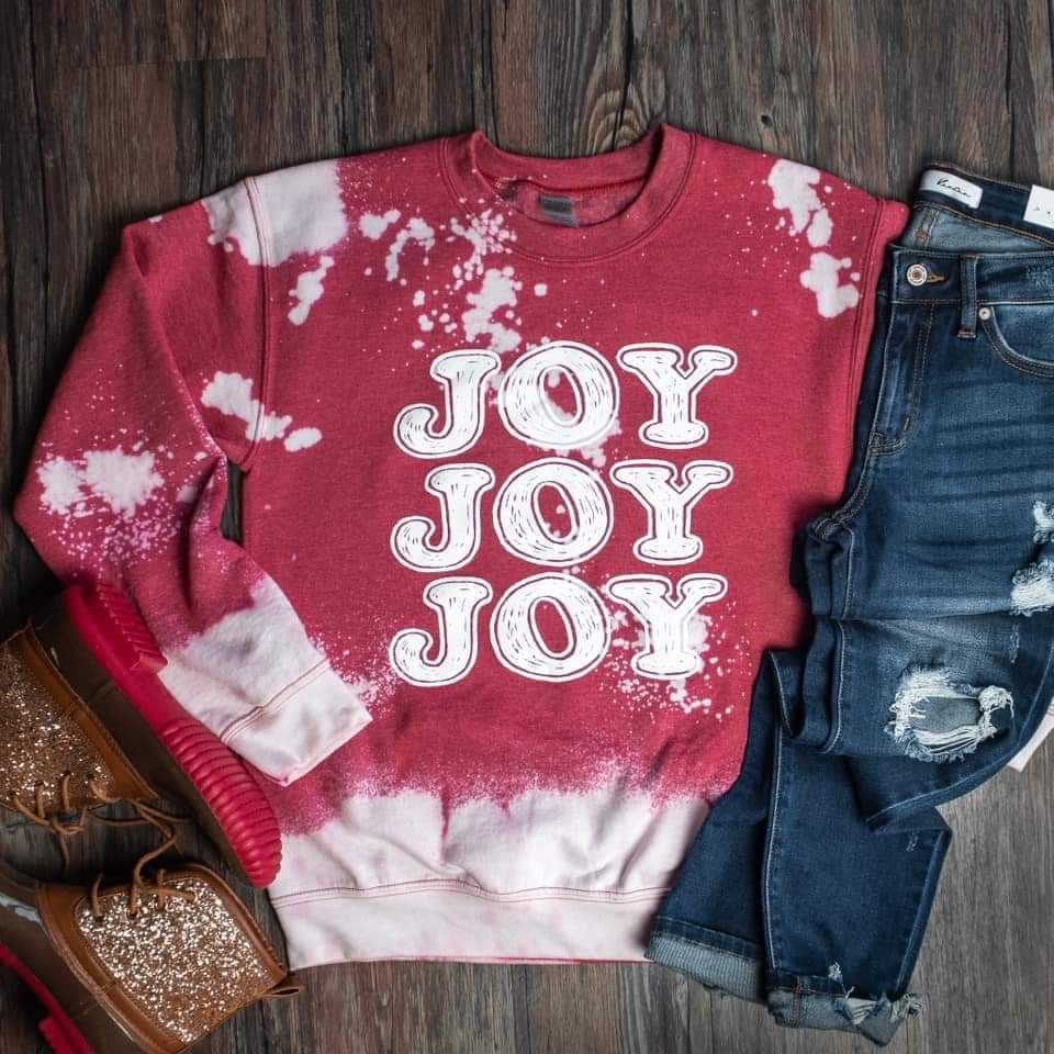 Joy Bleached Sweatshirt