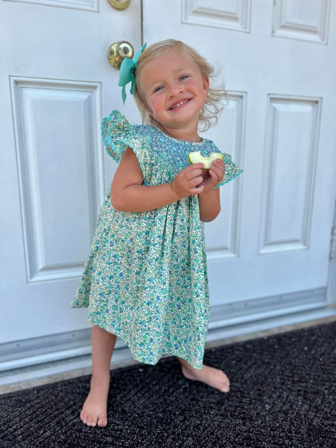 Ditsy Floral Smocked Dress