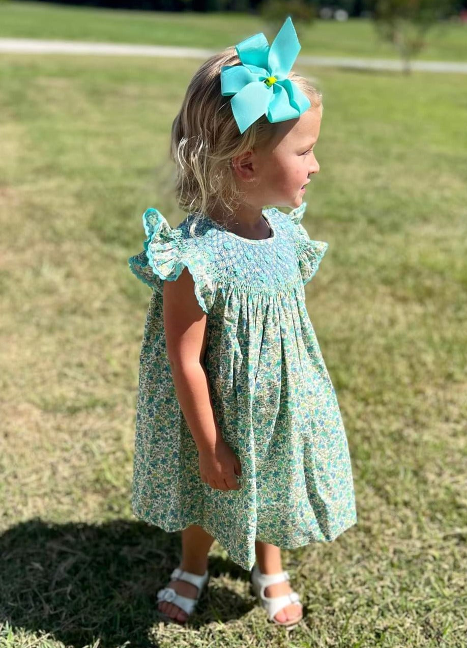 Ditsy Floral Smocked Dress