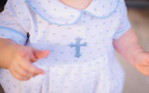 Swiss Dot Boy Cross Bubble