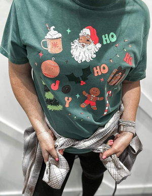 Christmas Mix Comfort Colors Short Sleeved Tee