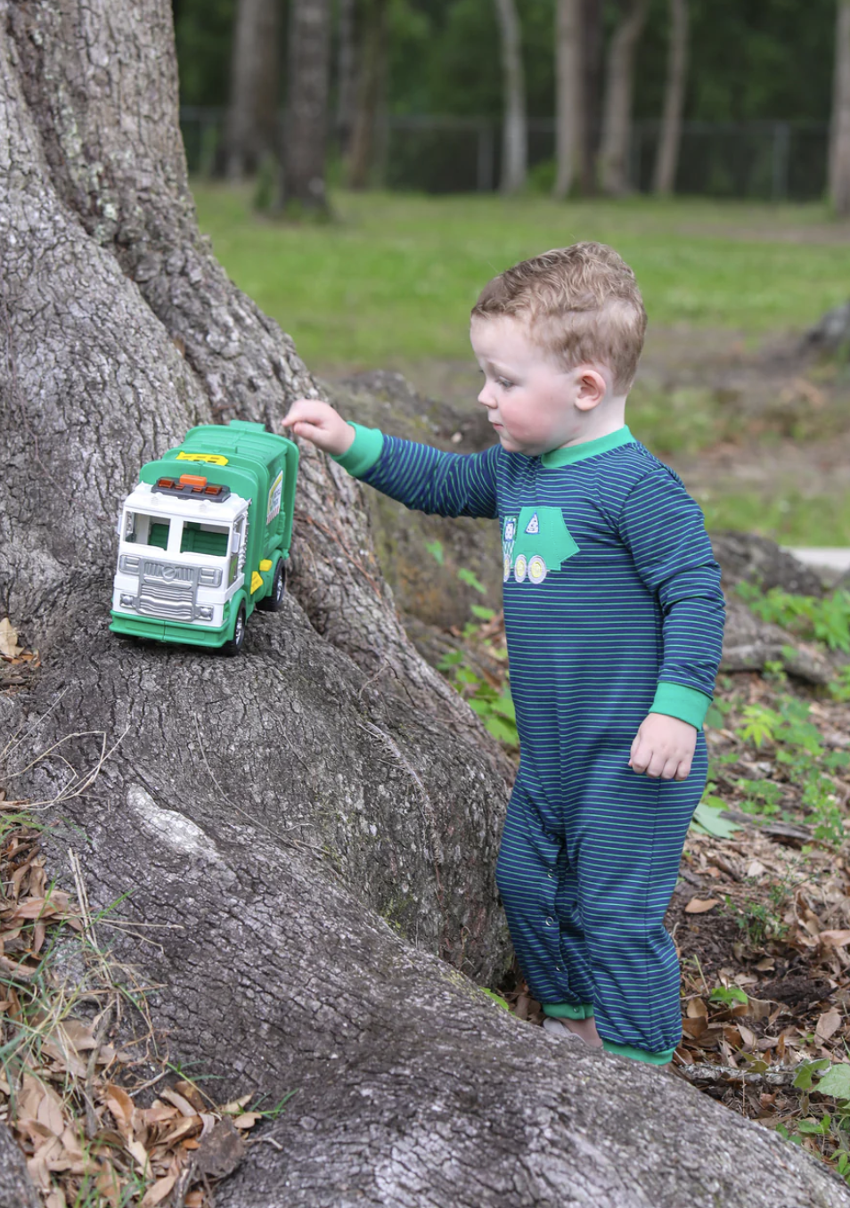 Garbage Truck Romper