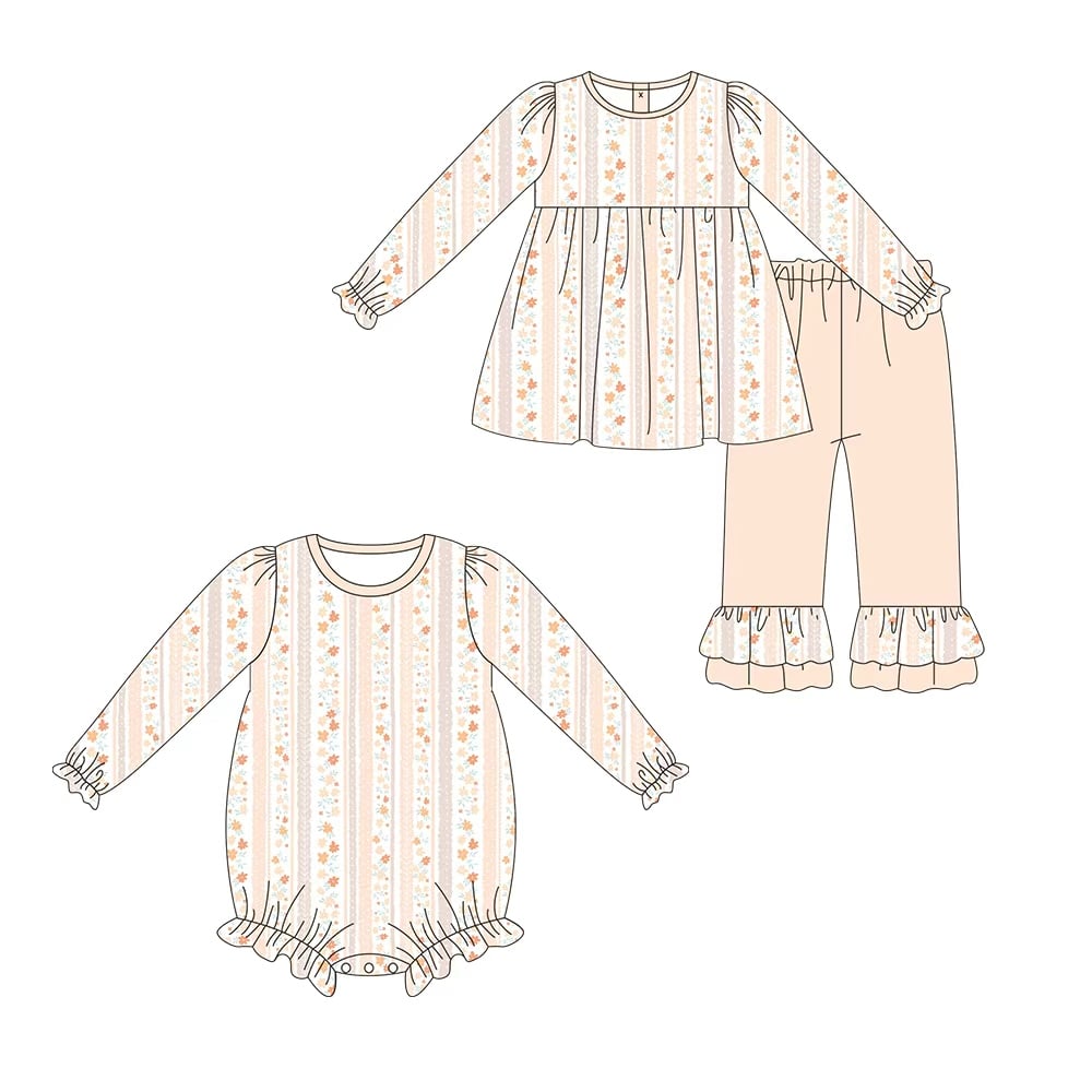 Pale Peachy Floral