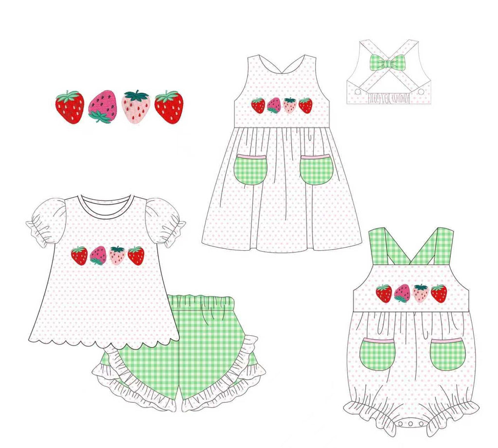 Strawberries & Polka Dots