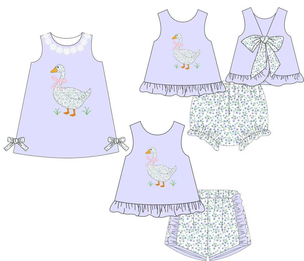 Floral Goose Girls