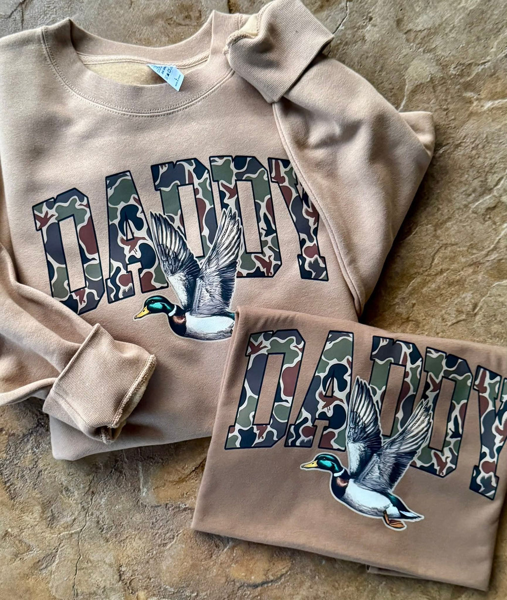 Camo Duck Daddy Tee & Sweatshirt