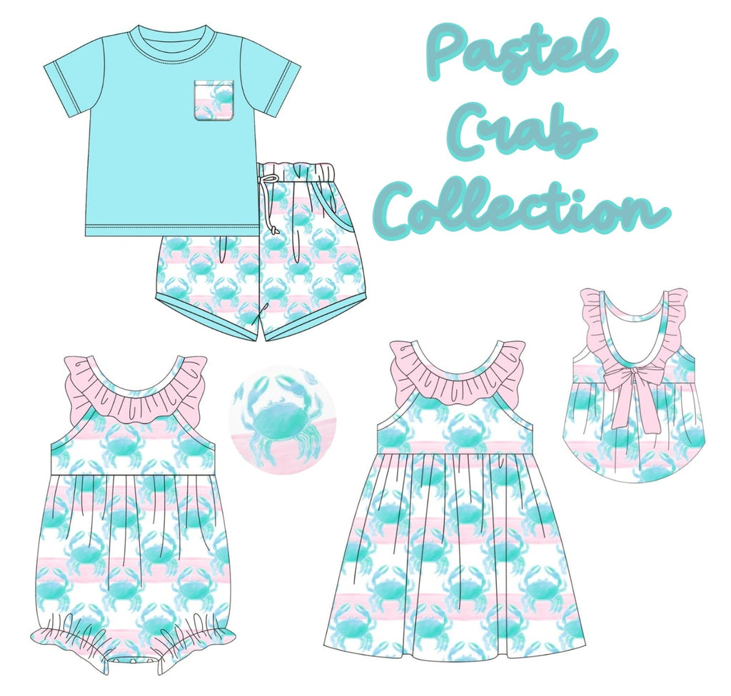 Pastel Crab Collection