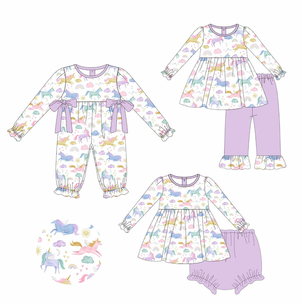 Lavender Unicorn Girls