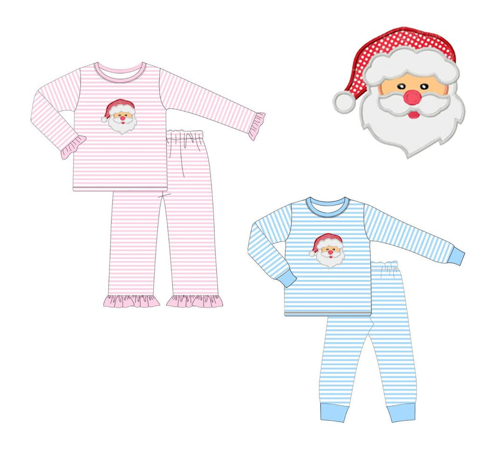 Striped Santa Lounge