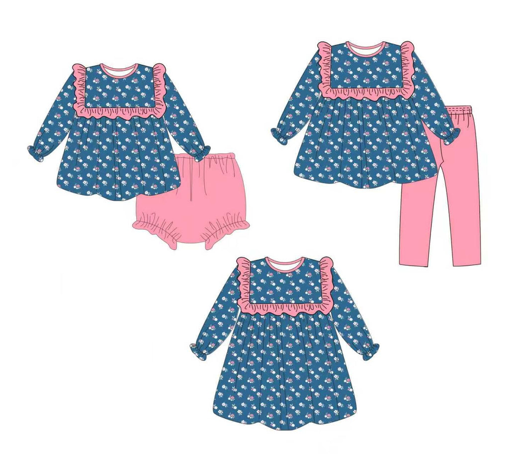 Pink Ruffle Floral