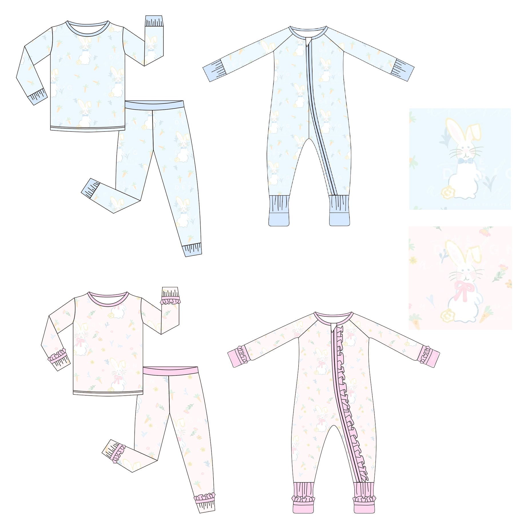 Pastel Bunny Lounge