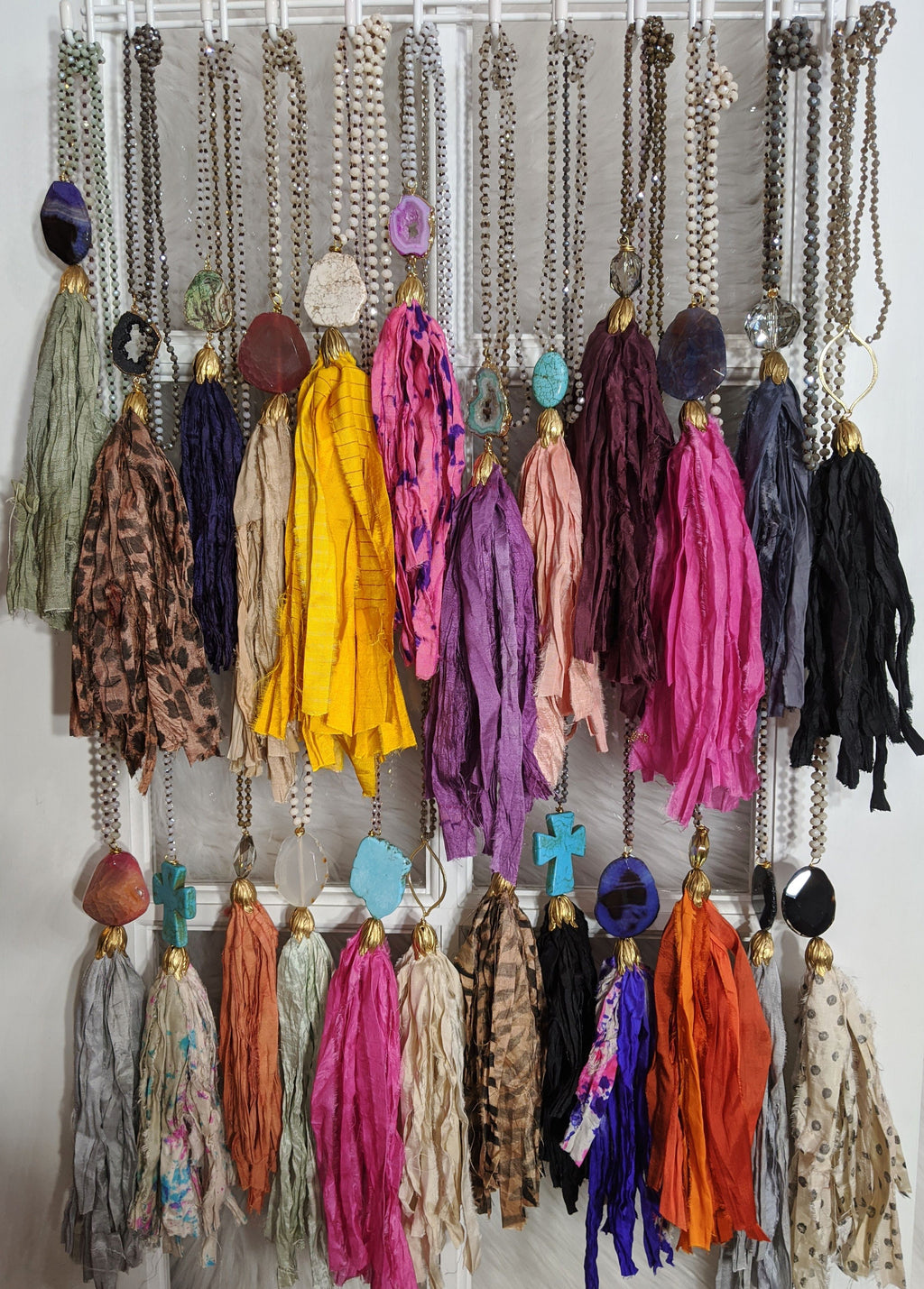 Silk Tassel Necklaces