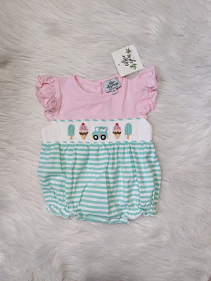 Ice Cream Truck Smocked Bubble