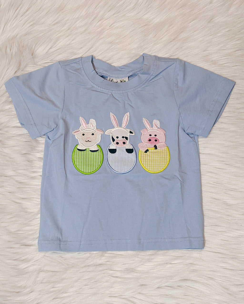 Barnyard Easter Eggs Boy Tee