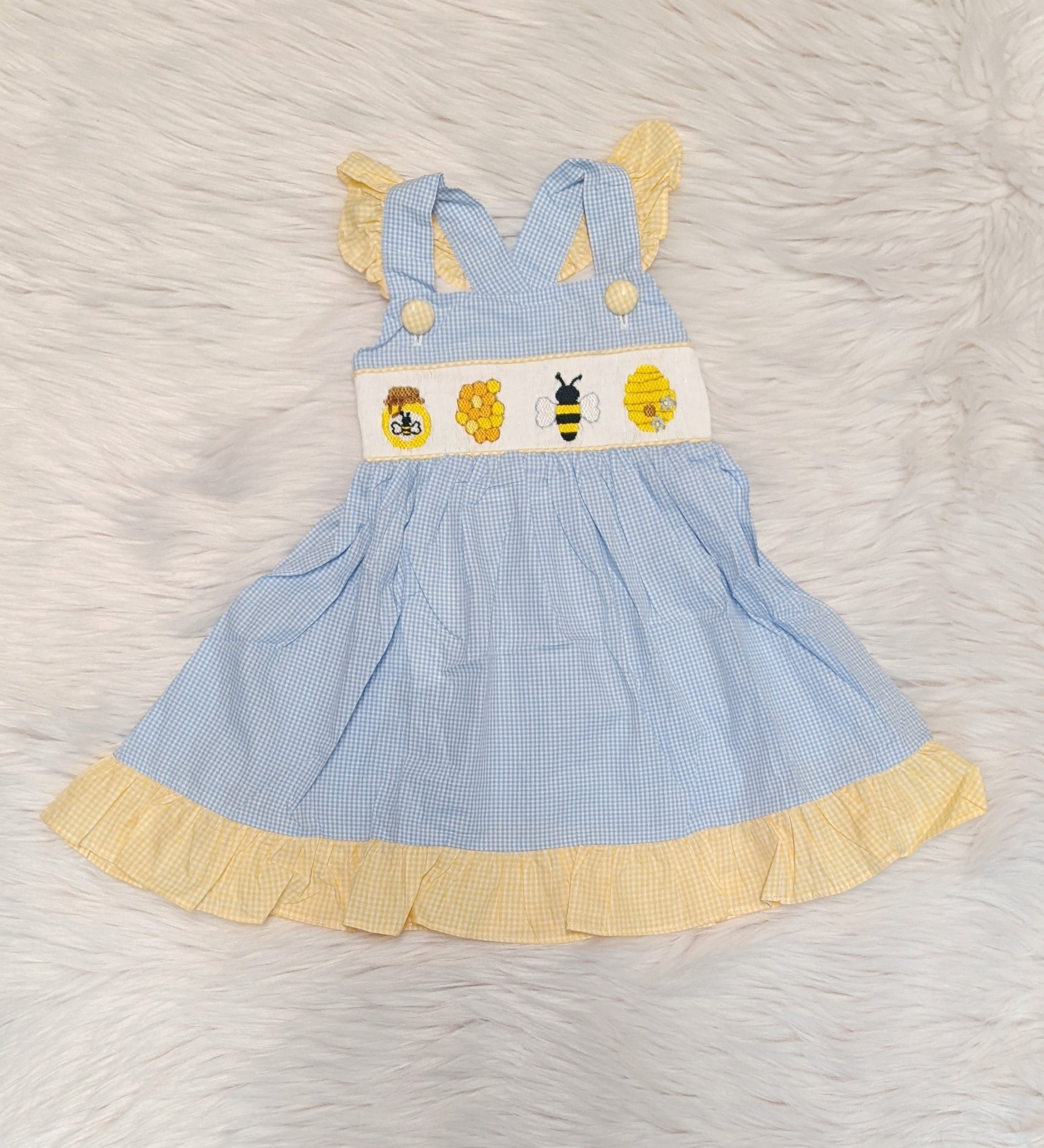 Honey Bee Smocked Dress