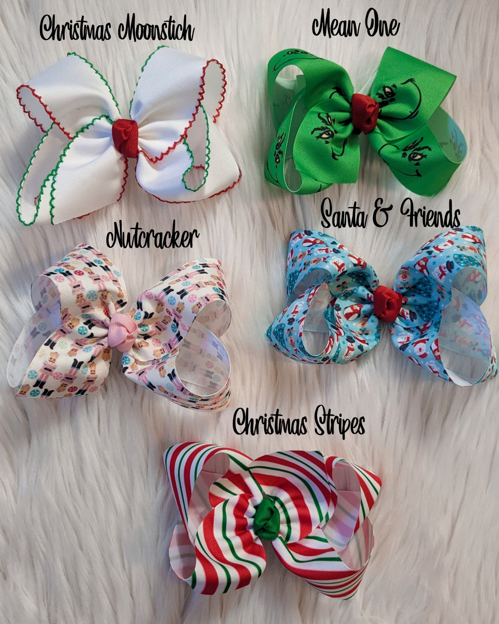 Christmas Bows - 6in