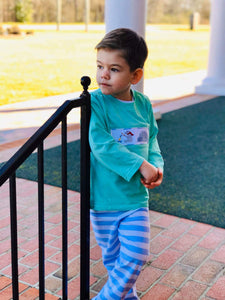 Ice Fishing Smocked Pant Set