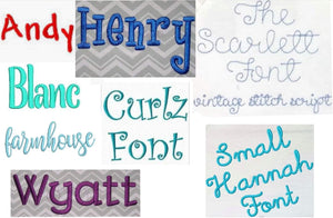 MONOGRAM OPTIONS