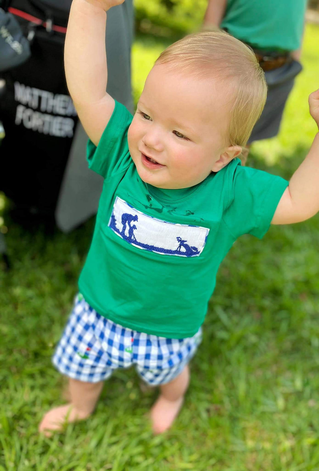 Dad & Me Golf Smocked Set