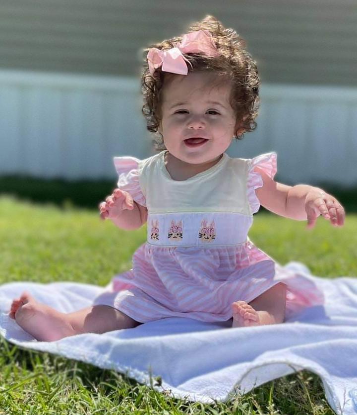 Bunny smocked dress sale
