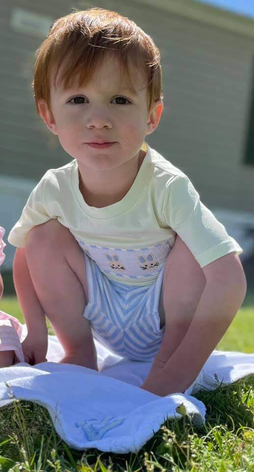 Bunny Smocked Boys Set