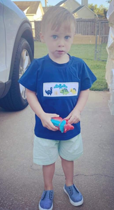 Dinosaur Smocked Boys Set