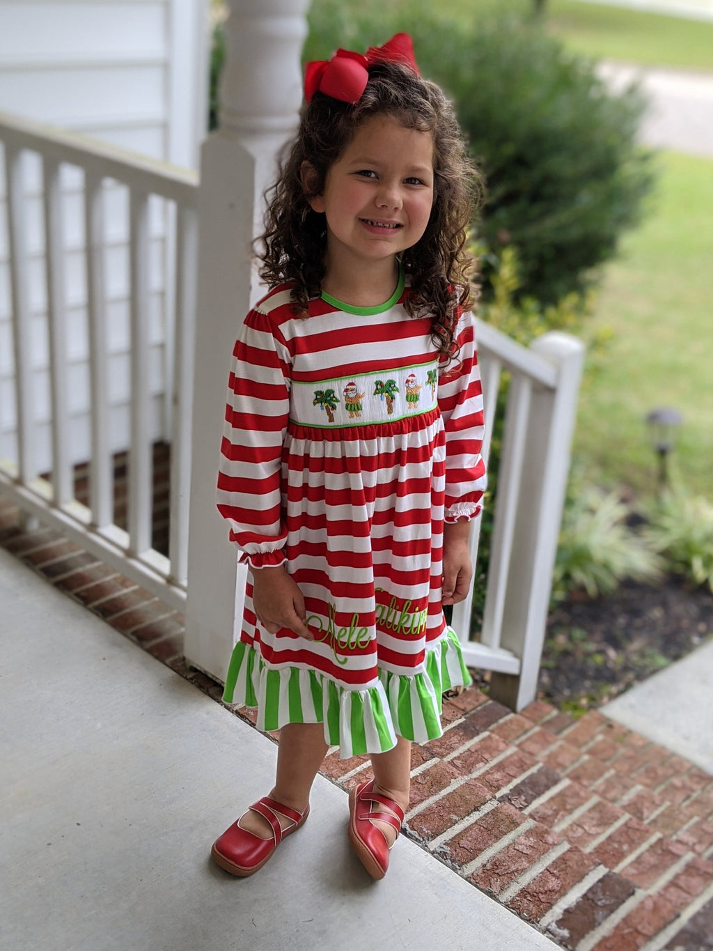 Mele Kalikimaka Smocked Dress