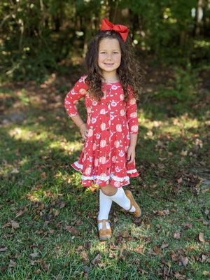 Floral Pumpkin Dress