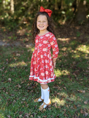 Floral Pumpkin Dress