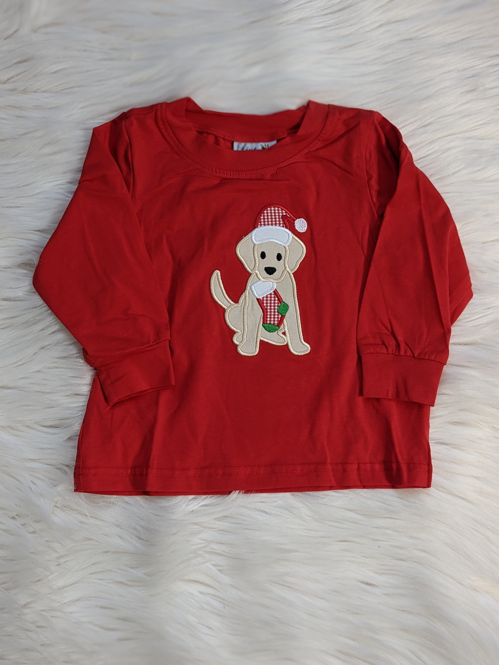 Christmas Puppy Dog Boy Shirt