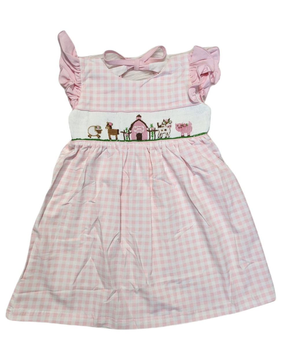 Pink Barn Smocked Dress