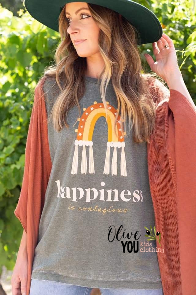 Happiness is Contagious Tee