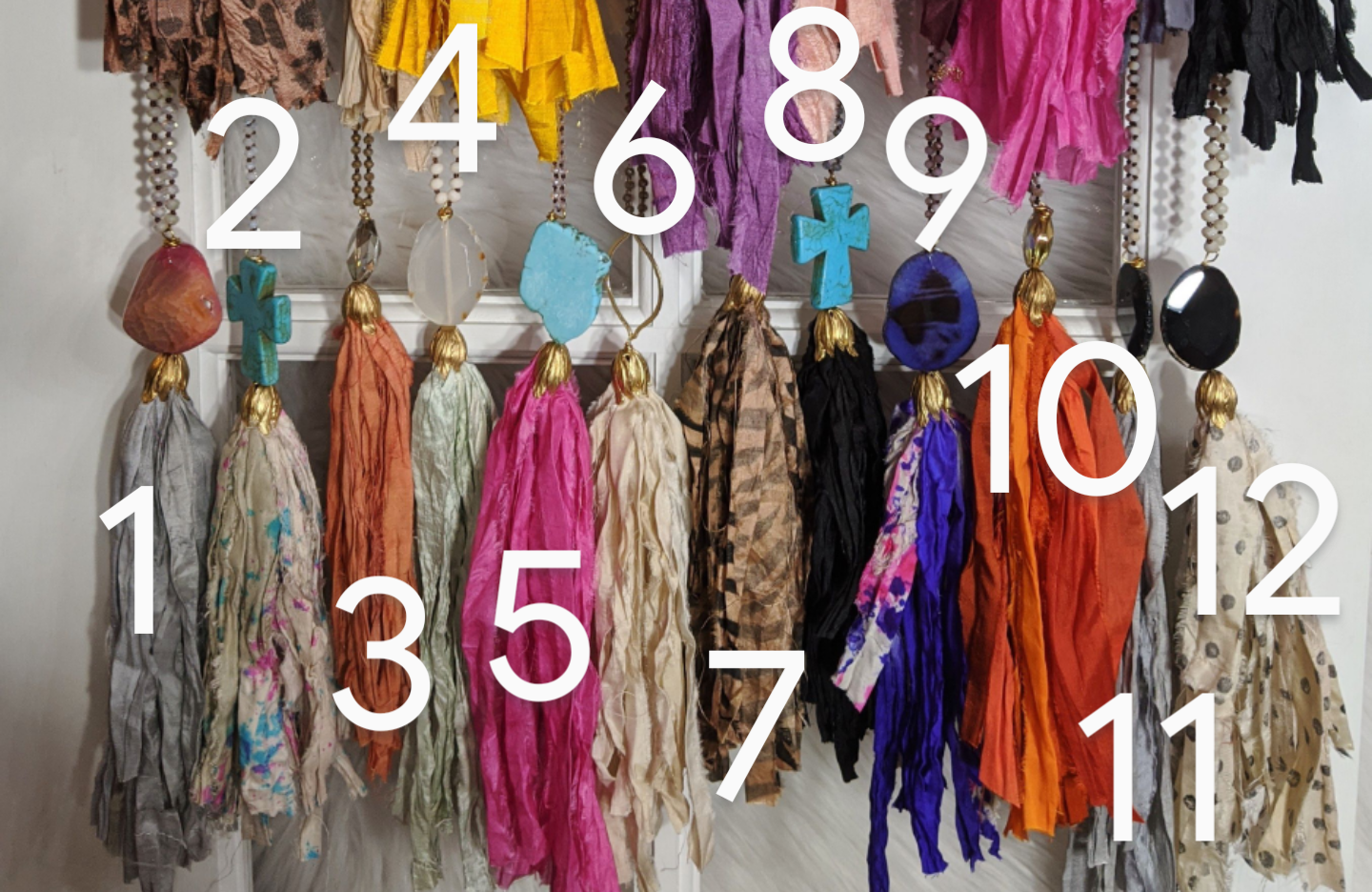 Silk Tassel Necklaces