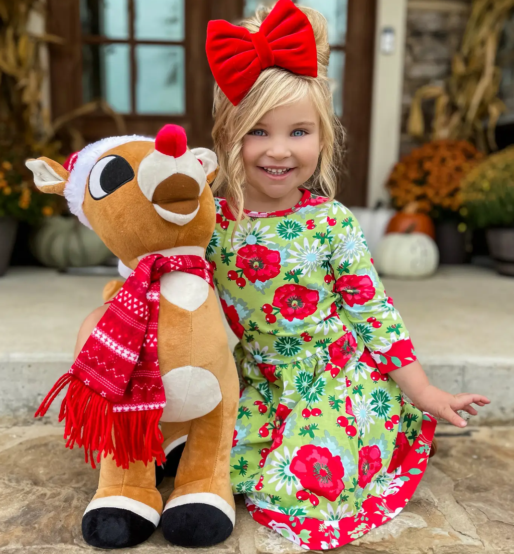 Christmas Floral Dress