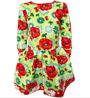 Christmas Floral Dress
