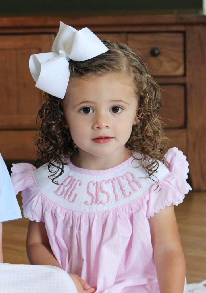 Big Sister Smocked Dress