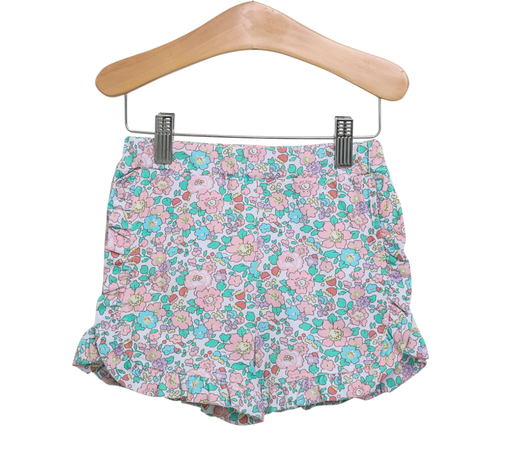 Floral Ruffle Shorts