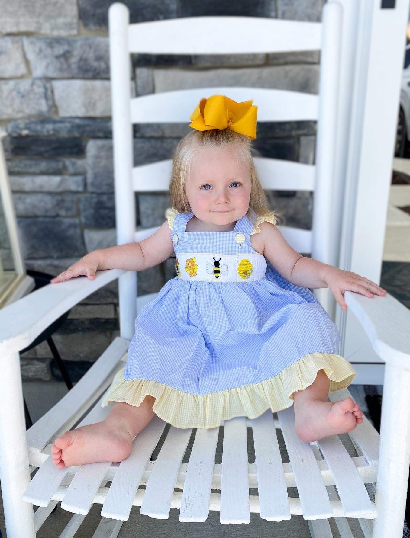 Honey Bee Smocked Dress – Olive You Kids Clothing Honey Bee Smocked Dress – Olive You Kids Clothing